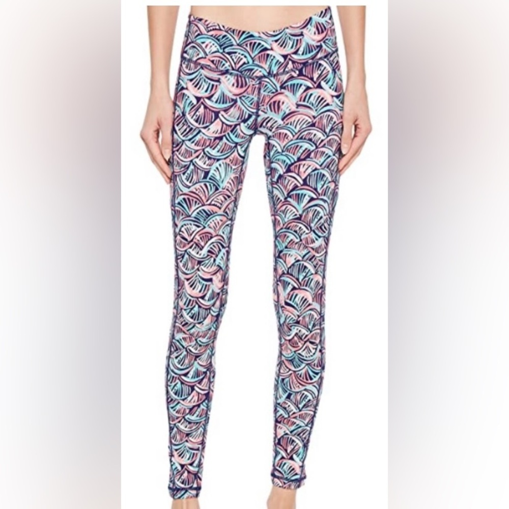 Lilly Pulitzer Neptunes Net Weekender Luxletic Leggings - Picture 2 of 12
